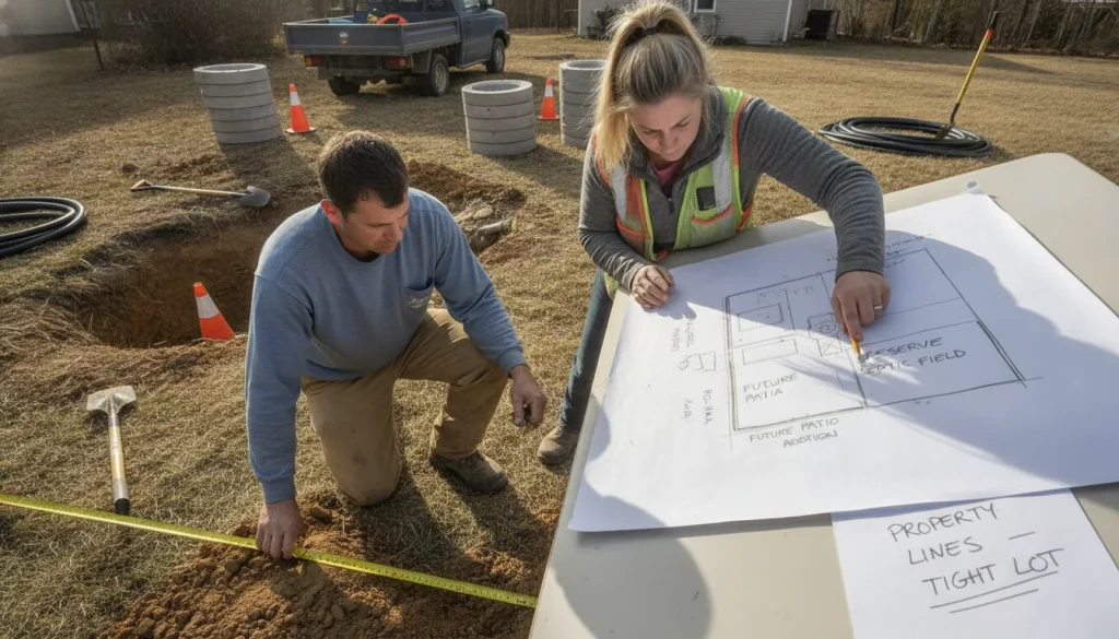 How Far Can a Septic Tank Be From the House? Setbacks & Planning